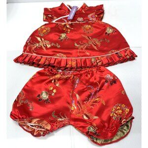 Baby Toddler Chinese New Year Qipao Cheongsam Dress Shorts Outfit Small *READ*
